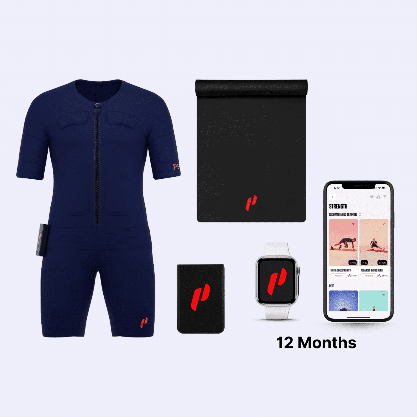 NOVA Ultimate Bundle:<br>PEPPER NOVA EMS Suit + Power Box + 12 Months Premium + Training Mat