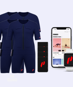 NOVA Träningsgrupp-Paket:<br>4 x PEPPER NOVA EMS-dräkt + 4 x Power Box + 4 x app